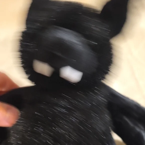 GANZ Sparkly Black Bat Plush Toy - Picture 5 of 6